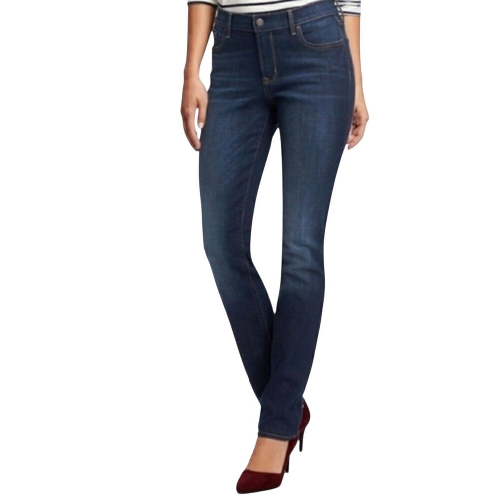 Old Navy Sweetheart Mid Rise Straight Jeans Dark Wash Western Rodeo Women 10